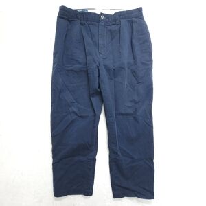 Polo by Ralph Lauren Navy Blue Pleated Chinos